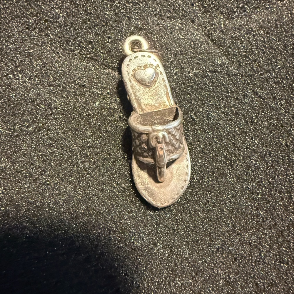 Brighton Silver Sandal Charm.